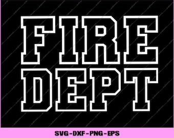 Símbolo de bombero, uniforme de bomberos, archivos digitales SVG y PNG