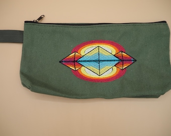 Landscape Tantrum Embroidered Pouch