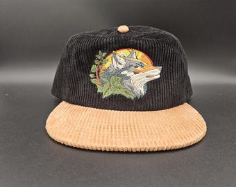 Wolf Corduroy Hat