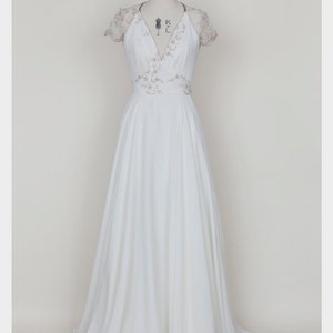 Lucille 1940's inspired Bridal Gown. image 2