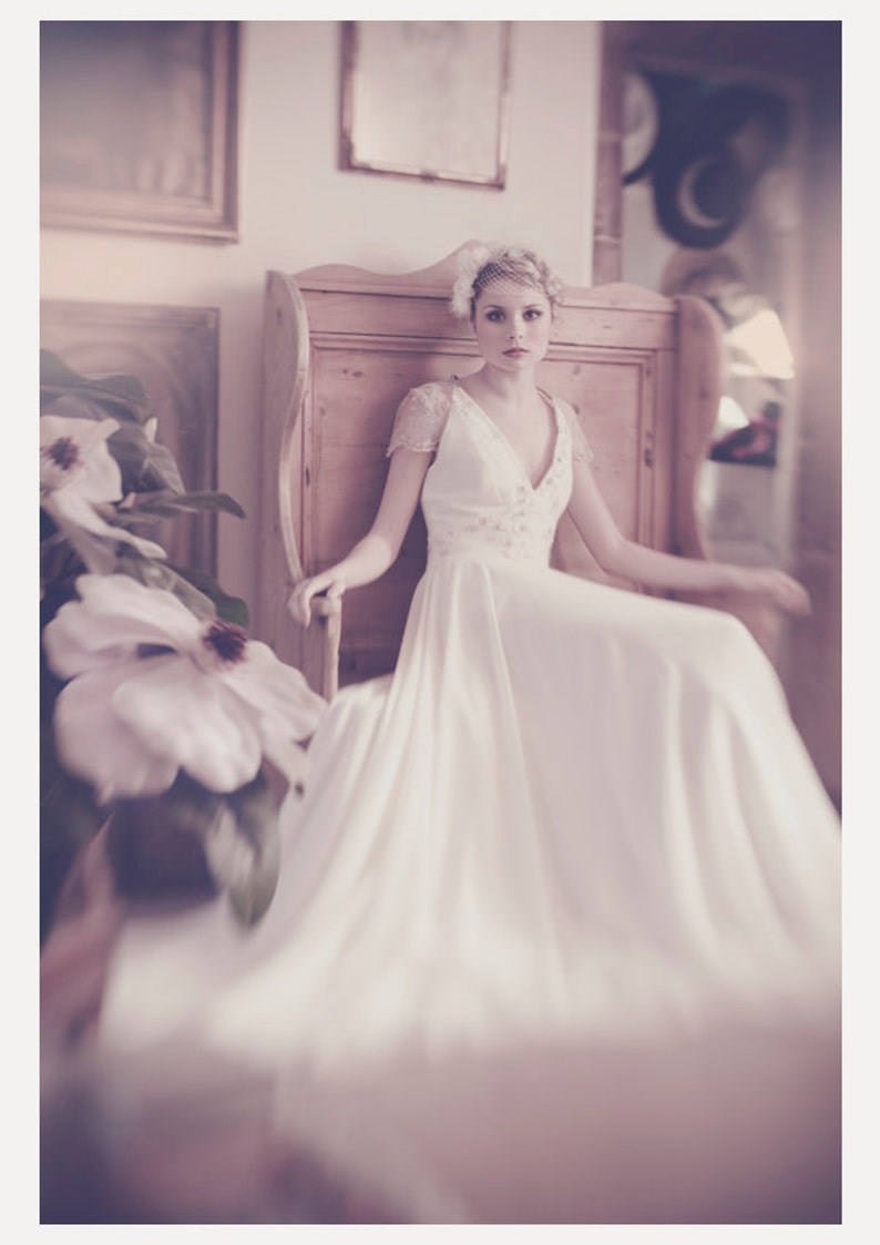 Lucille 1940's inspired Bridal Gown. image 1