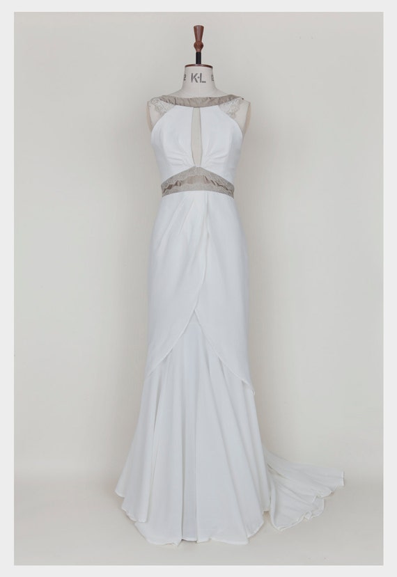 Clara 1920's Inspired Bridal Gown - Etsy