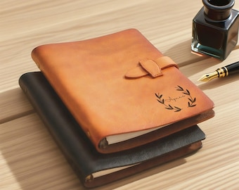 Gepersonaliseerd dagboek, aangepast gegraveerd dagboek, gepersonaliseerd dagboek, dagboek en notitieboekje, aangepast leren dagboek, aangepaste afstudeercadeaus