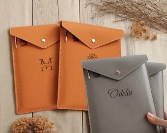 Cadeauset voor leren notitieboekje op maat met metalen pen, gepersonaliseerd dagboek, gegraveerd leren dagboek, dagboek en notitieboekje, gepersonaliseerd notitieboek