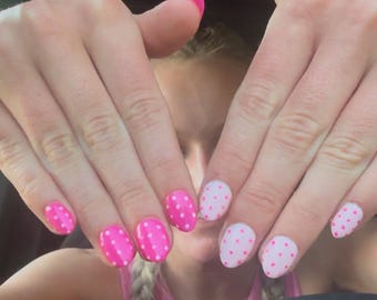 Custom Press On Nails | Personalized Handmade Gel Nails | Any Color | Any Design | Reusable False Nails
