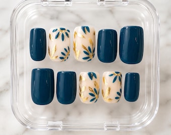 Custom Press On Nails | Personalized Handmade Gel Nails | Any Color | Any Design | Reusable False Nails