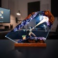 The Mand.al.orian Diorama Resin Lamp | Custom Star Wars Darth Lord Vader Night Light Desk Decor | Unique Christmas & Custom Gift product logo