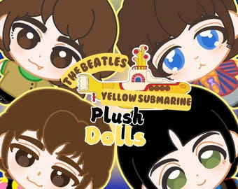 Pluszowa lalka Beatlesów Żółta łódź podwodna 10 cm [PRZEDSPRZEDAŻ]