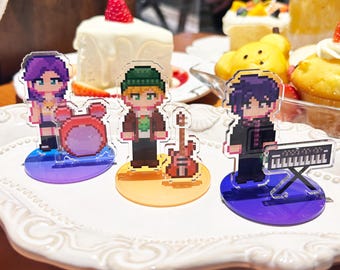 Stardew Valley Sam Sebastian Abigail Acrylic standee & Shaker toy