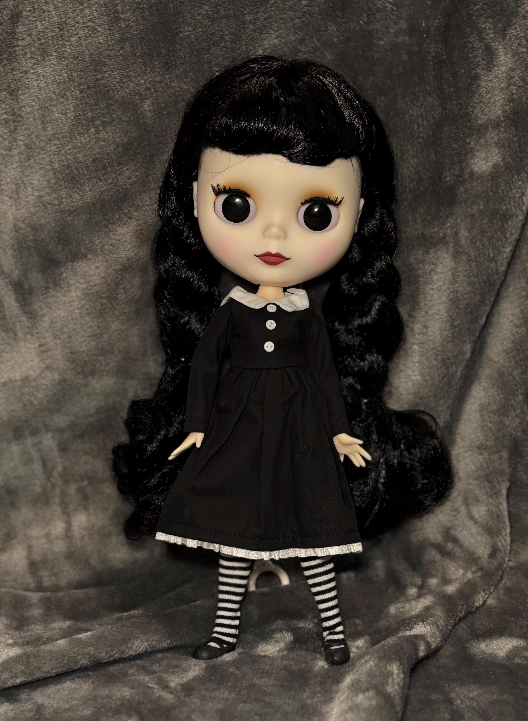 American Girl Wednesday Addams Collector Doll - 18-Inch Limited Edition With Black Velvet Dress & Signature Braids
