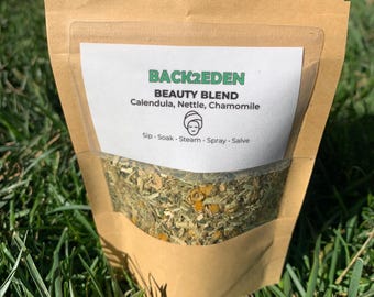 Té de hierbas para el brillo de la piel y el cabello: mezcla nutritiva para la belleza y la sangre