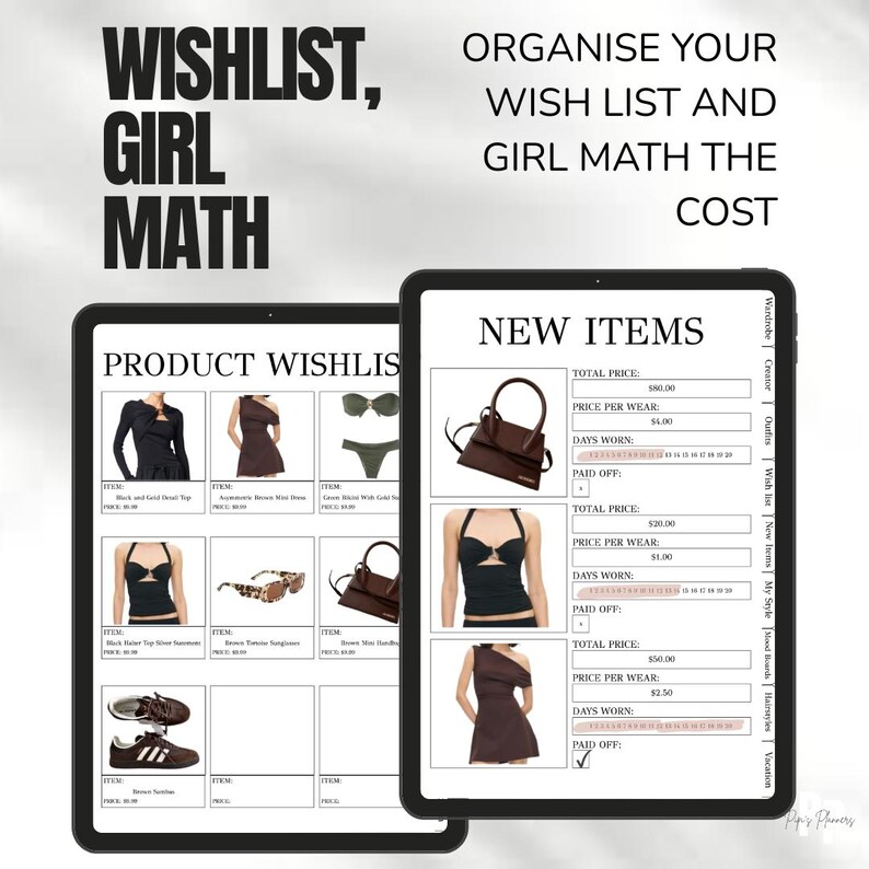 Aménagement numérique pour garde-robe | Créateur de tenues, guide de style (téléchargement PDF) image 4
