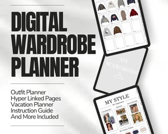 Digital Wardrobe Planner | Outfit Creator, Style Guide (PDF Download)