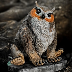 Owlbear Figurine  Baldur’s Gate 3 / DnD Collectible | Hand-Painted Fantasy Figurine