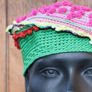 Strawberry Fields Forever Crocetted Cap...