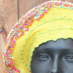 Lemony Springtime Crochet Hat...