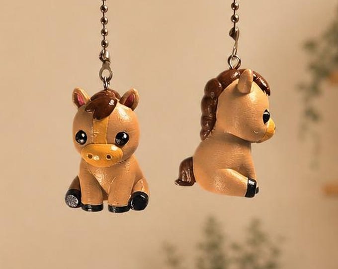 Cute Farm Animal Fan Pulls - Fun Decor for Kids' Rooms & Gift Ideas