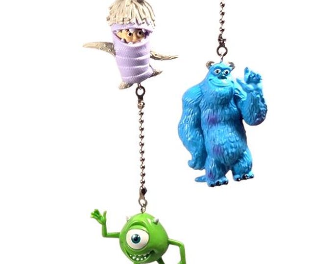 Monsters Inc Fan Pulls Kids Room Gift Set for Children's Decor d5