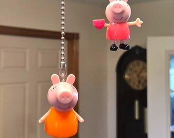 Peppa Pig® Fan Light Pull Chain - Kids Room & Nursery Decor, Christmas Birthday Gift d3