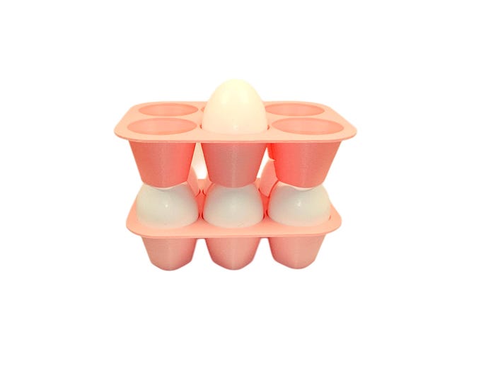 Fashionable Stackable Egg Rack for Six Eggs | Essential Kitchen Accessory | Great for Weddings & Housewarmings
