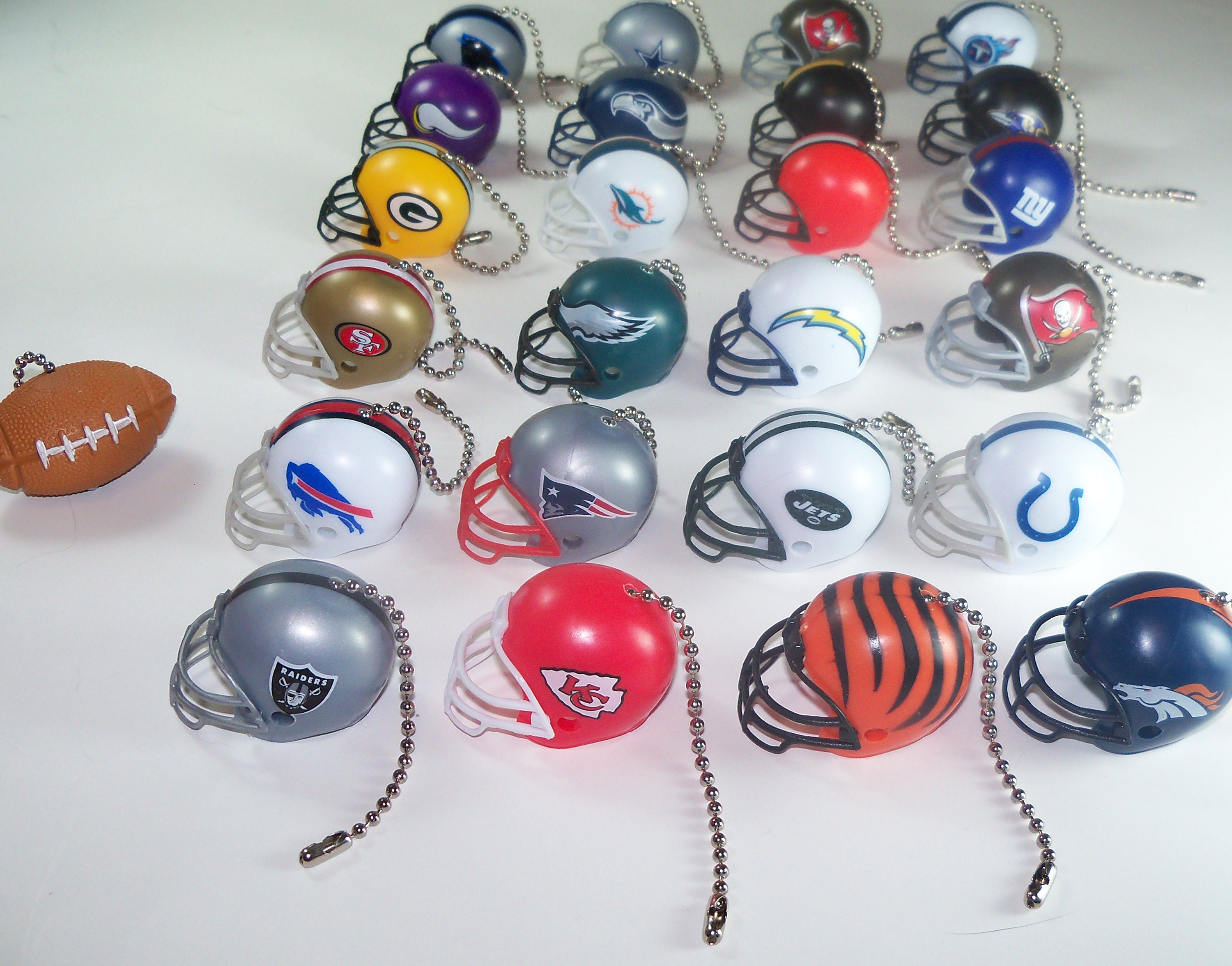 NFL® Helmet & Football Ceiling Fan Pulls, Practical Gift for Him, Gift
