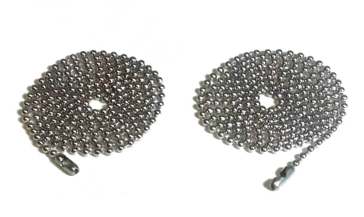 5 Silver Ball Chain Connectors 