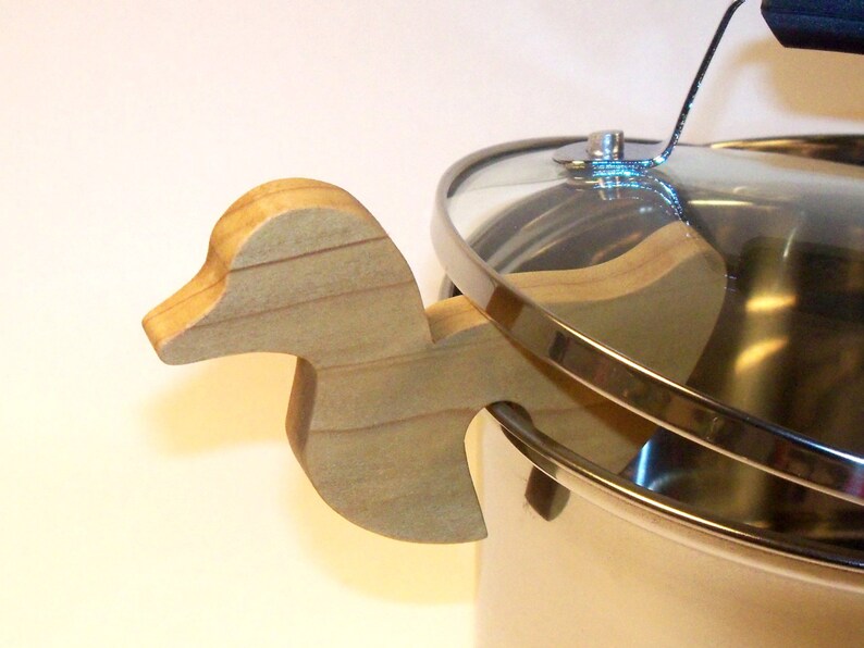 Duck Pot Lid Lift,  Steam Vent, Duck Pot Prop, Duck Cooking Utensil, Duck Pan Vent, Lid Prop, Duck Hunter Gift, Gift for Her, Unique Gift