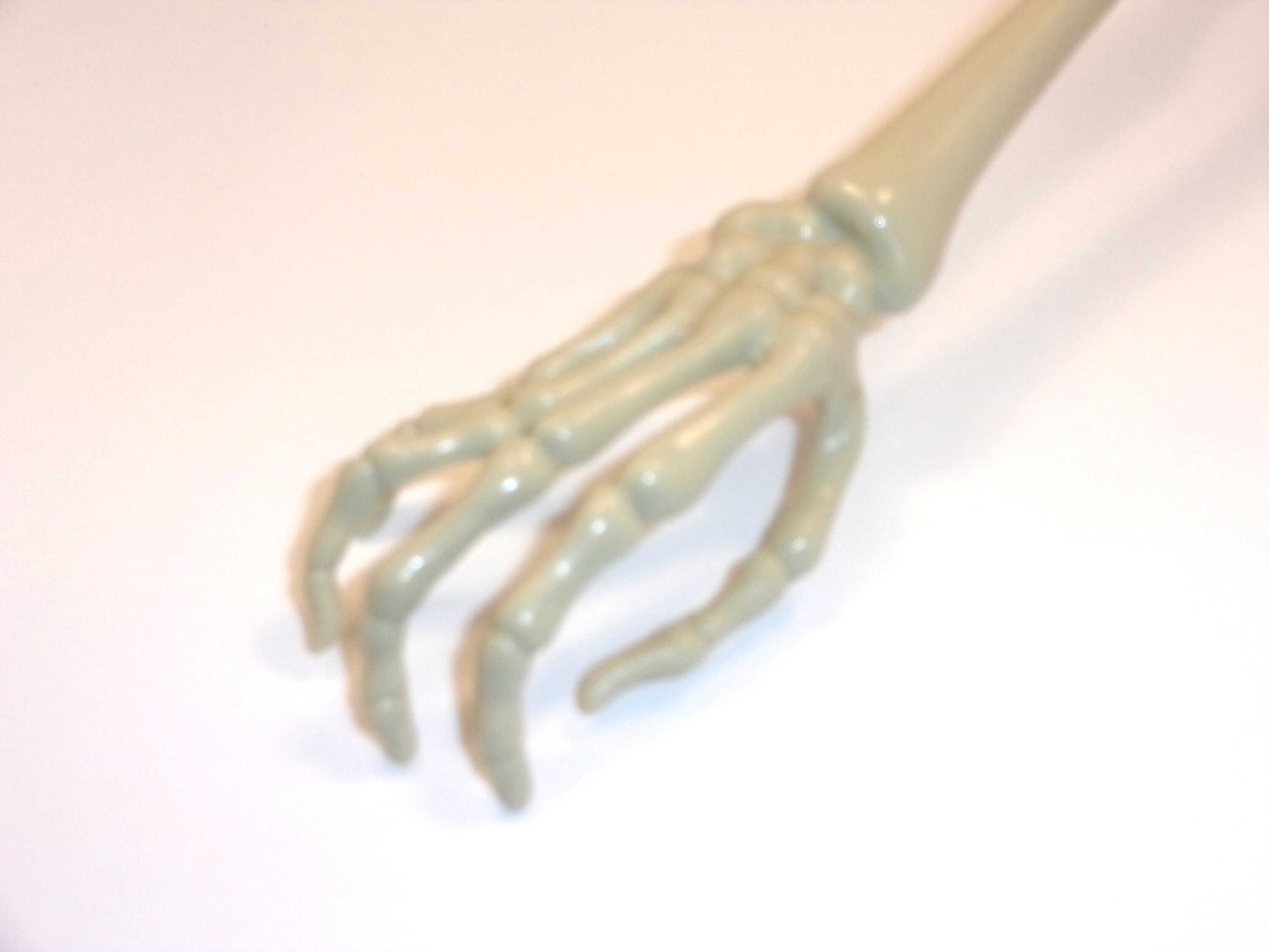 Skeleton Hand Back Scratcher with hand turned pine handle