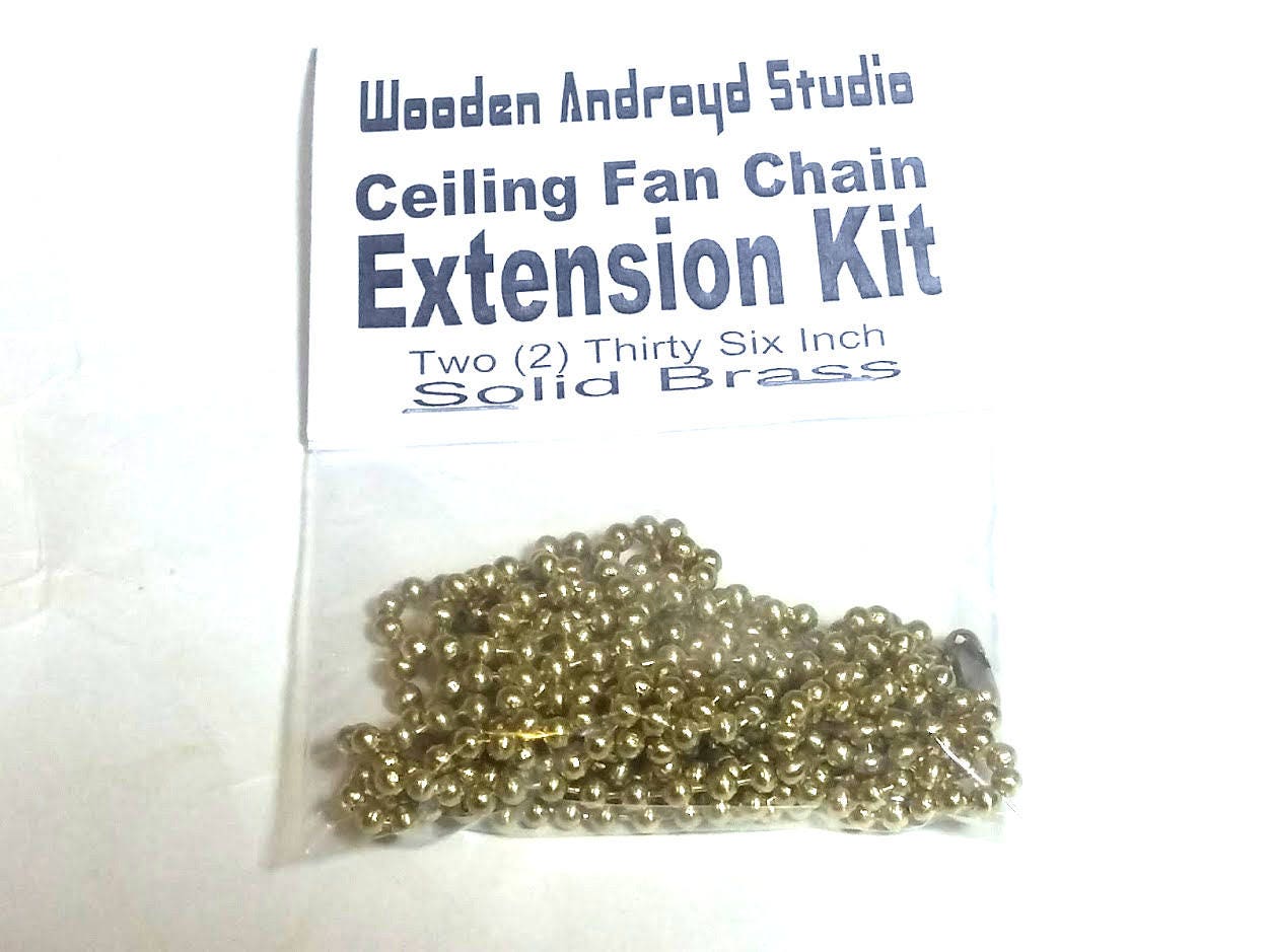 Ceiling Fan Chain Extension Kit Fan Pull Light Pull Brass Or