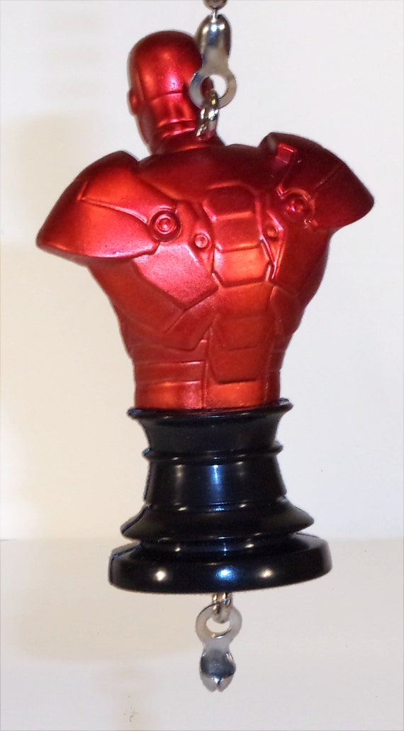 Capt America Iron Man Hulk Or Spiderman Ceiling Fan Light Etsy