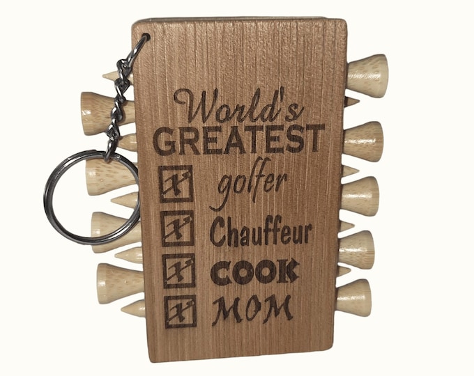 Personalized Golf Tee Holder
