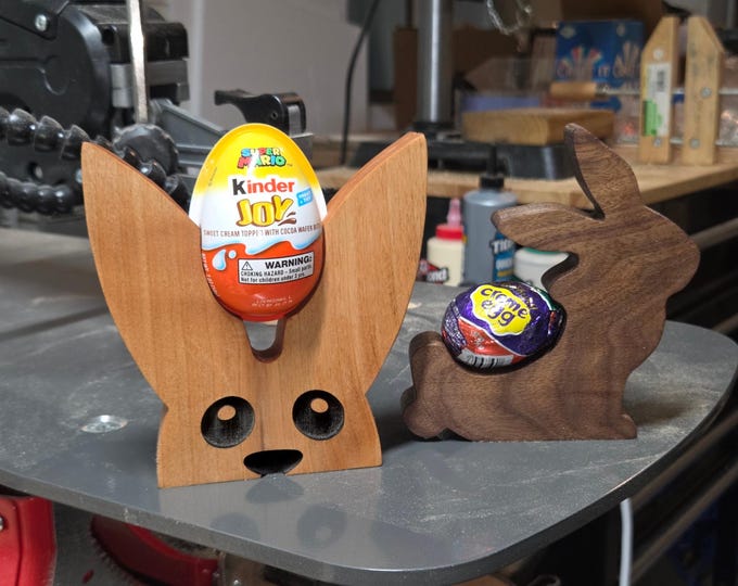 Heirloom Wood Easter Egg Stand | Custom Holder for Chocolate Eggs