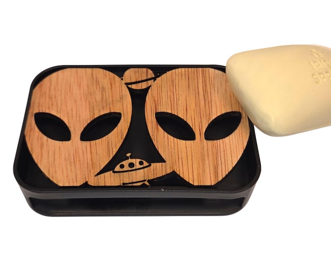 Custom Alien UFO Soap Dish - Unique Gift for Kids & Sci-Fi Enthusiasts | Fun Bathroom Decor