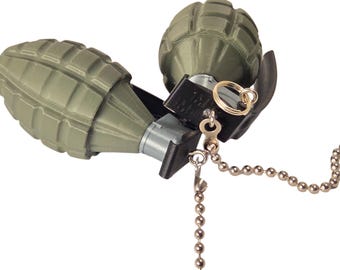 Military-Inspired Grenade Ceiling Fan Pulls - Gift for Army, Marines or Man Cave Decor