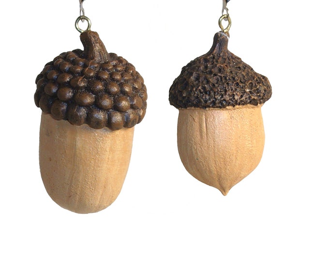 Large Acorn ceiling fan pulls. Gift for people who love acorns, rustic nature decor, mother's day, father's day, wedding gift