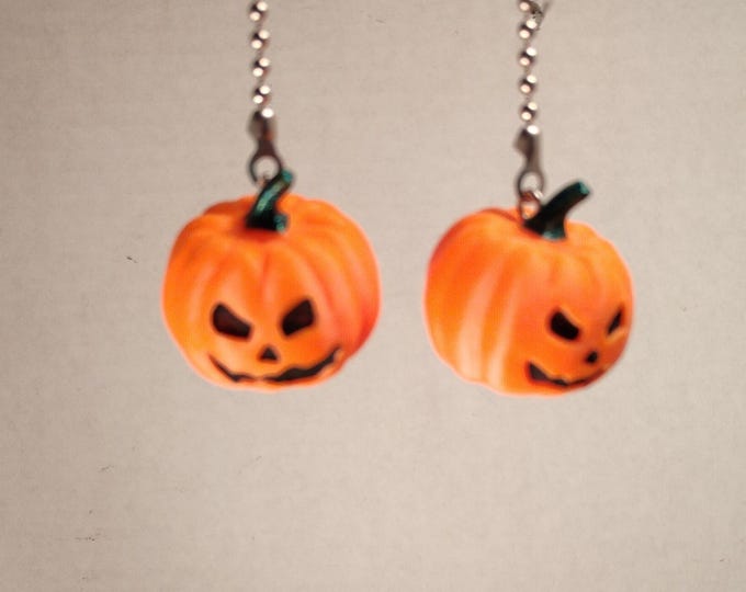 Pumpkin & Jack-o'-lantern Fan Pull - Fun Kitchen Decor for Housewarming or Wedding Gift Halloween Decoration d5