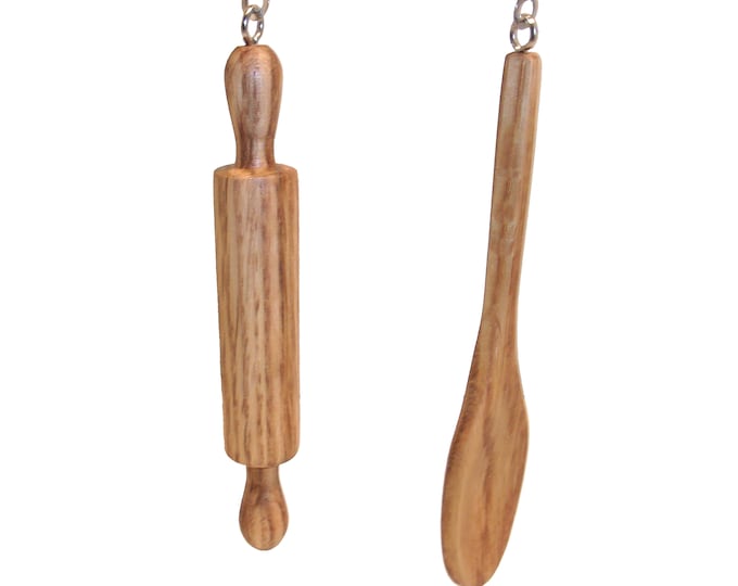 Kitchen Cookware Ceiling Fan Pulls, Rustic Kitchen Decor, Chef's Gift, Culinary Arts, Farmhouse Style, Handcrafted Cookware Accessories