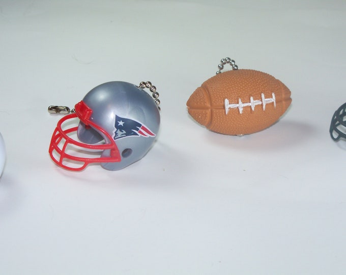 NFL® Helmet & Football Ceiling Fan Pulls, Practical Gift for Him, Gift for Men, Coaches Gift, Man Cave Decor, Football Decor