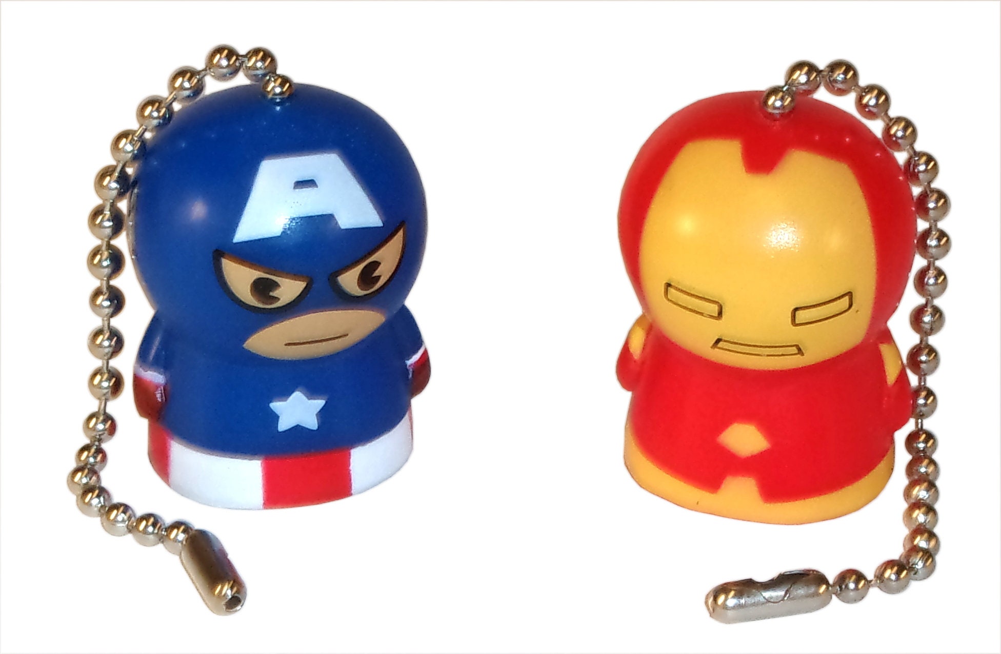 Mytee Minees Captain America Iron Man Ceiling Fan Pulls Kids