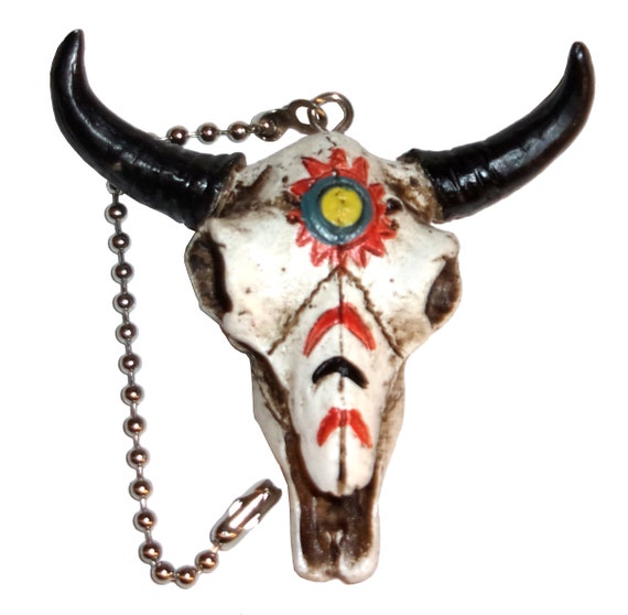 Cow Skull Ceiling Fan Pull Western Decor Country Decor Etsy