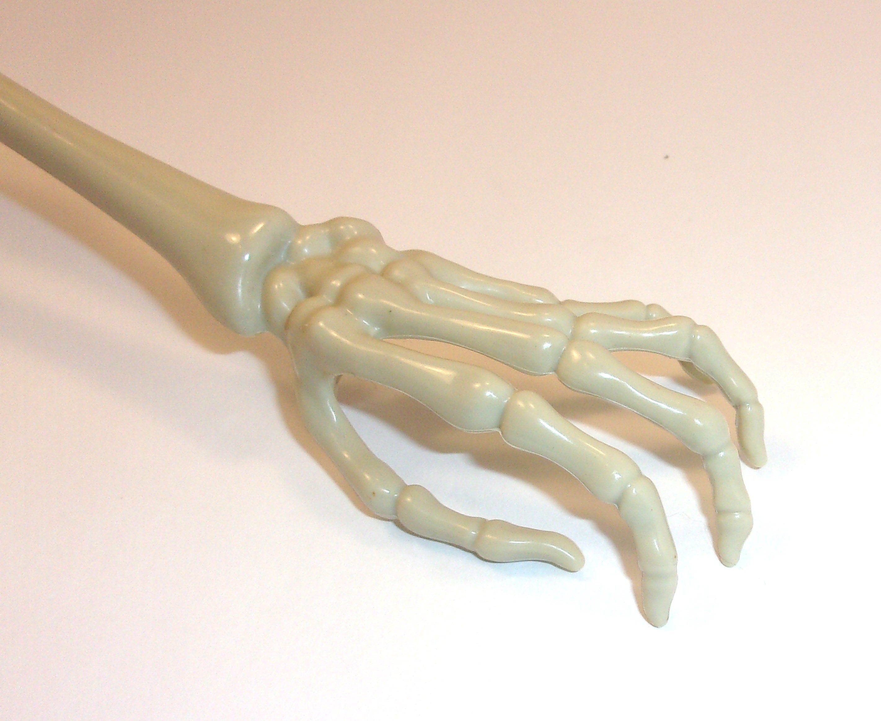 Skeleton Hand Back Scratcher with hand turned pine handle