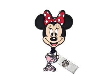 Minnie Mouse Badge Reel | Gift for Healthcare Pros Nurses & Teachers