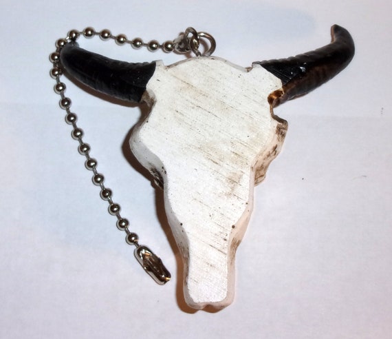 Cow Skull Ceiling Fan Pull Western Decor Country Decor Etsy