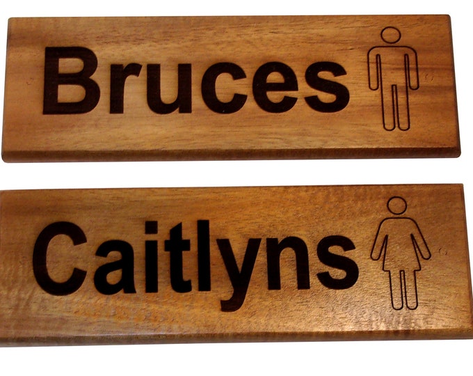 Custom Bathroom Signs - humorous sign for restrooms