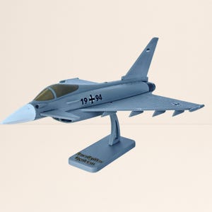 Eurofighter Typhoon - 3D Printed Jet Fighter Model Kit | Collectible Aviation Gift