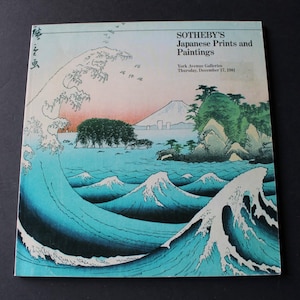 Sotheby&#39;s Catalog: Japanese Prints and Paintings, N.Y. 1981, Paperback