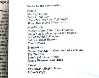 Khushwant Singh Books: Delhi, Joke Book, and Autobiography - Main Image