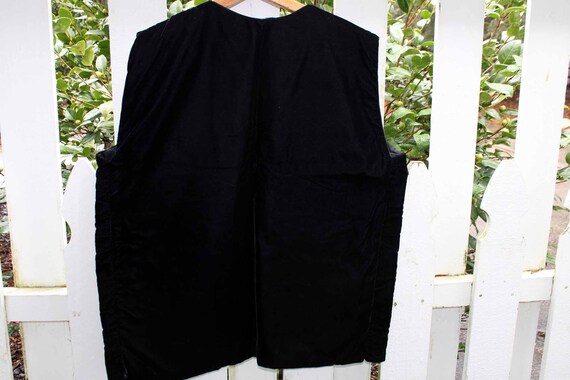 Vintage Unisex Velvet Waistcoat/Vest /Jacket with… - image 3