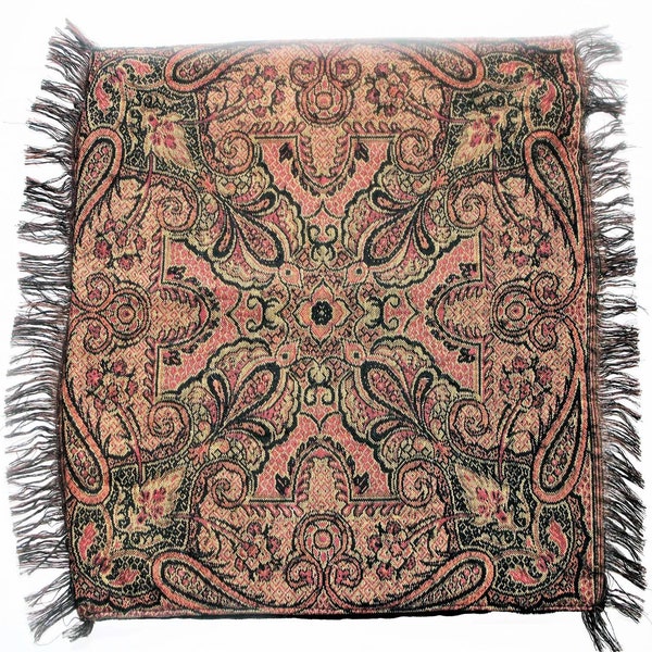 Black Paisley Pillow Etsy