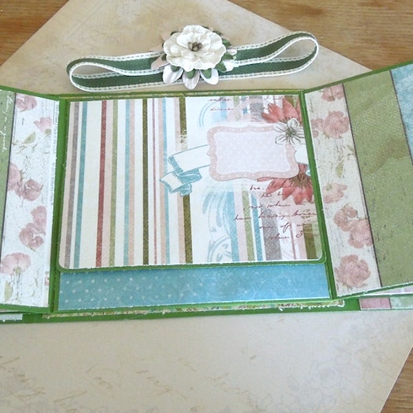 GARDEN JOURNAL folio album, photo album, scrapbooking